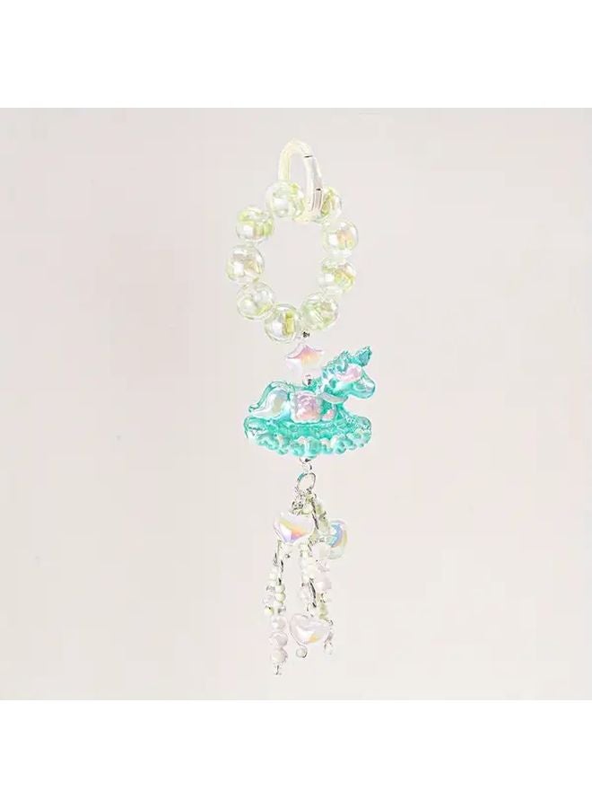 White Heart Shaped Iridescent Misty Dream Beads 30pcs For DIY Jewelry Necklace Earrings Crafts - Image 2